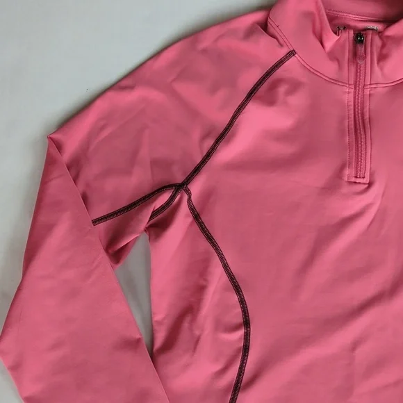 Under Armour Cold Gear Semi-Fitted Long Sleeve Athletic Top L Pink - Picture 12 of 14